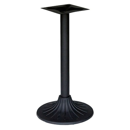 Bfm Seating Niles Base 20in Round - Bar Height - Sand Black Finish PHTB500T