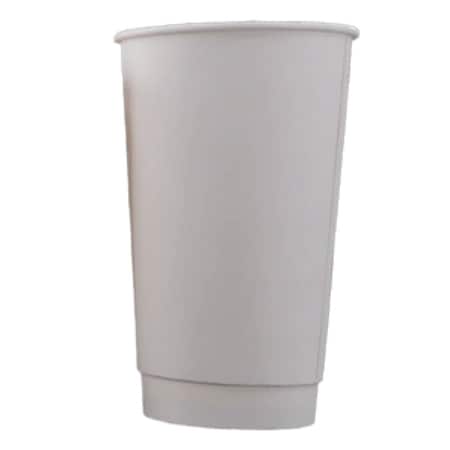 Rdi Double Wall Unwrapped 20oz White Cup 500cs, 500PK CP-DBU20-WHT
