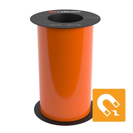 Labeltac Magnetic Supply 9in x 25ft LT9, Orange LT906M-C