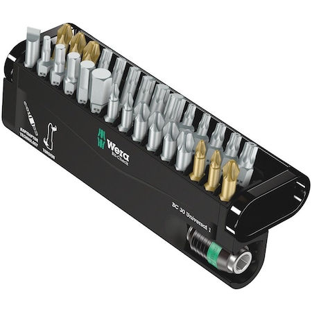 Wera Bit-Check 30 Universal 1, 30 pieces 5056440001