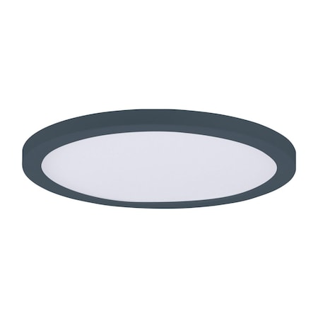 8 Day Lighting 9 in. Chip 18W Round LED Flush Mount, Black 8 3488668