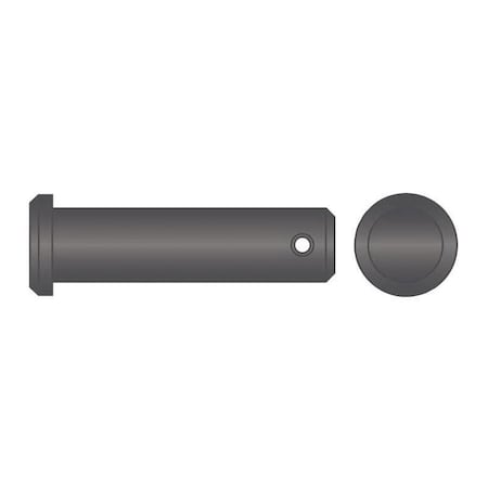 Huyett Clevis Pin, , 0.438 in Dia x 1.002 in Overall L x 1.190 in Shank L x 0.119 in Hole Dia CLPSAE-0437