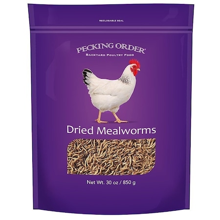 Pecking Order 00 Chicken Mealworm Treat, 30 oz Bag 9332