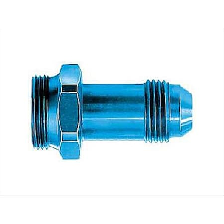 Aeroquip FCM2110 8 An Blue Anodized Aluminum Holley Dual Feed 750 Adapters A83-FCM2110