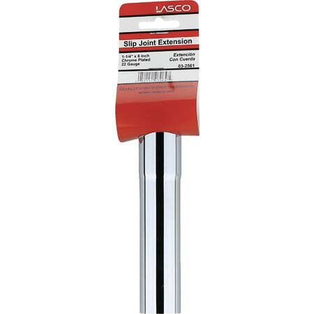 Westlake Pipe & Fittings 1-1/4''x6'' Chrome Plated Extension Tube 3/1/2561