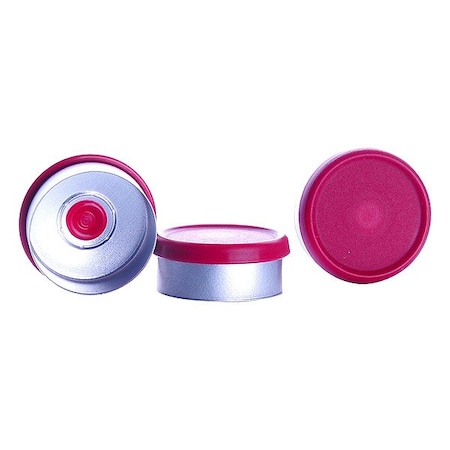 Wheaton Lab Bottle Caps, Red, 20 mm Dia, PK125 W988011-S