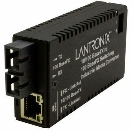 Transition Networks INDUSTRIAL MINI CONVERTER 10/100BTX TO 100BFX SC MM 2KM M/E-ISW-FX-02(SC)