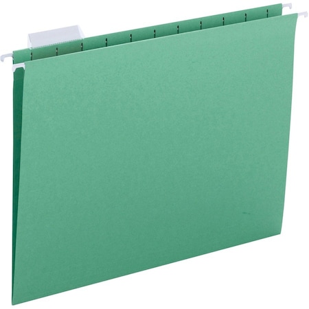 Business Source Hanging File Folder, Green, PK25 BSN03178