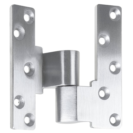 Dormakaba 3/4in Full Mortise Offset Standard-Duty Brass Right Hand Intermediate Pivot, Satin Chrome 75220 RH 626