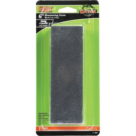 Gator 6061 Combination Sharpening Stone, 6 in L, 2 in W, 34 in Thick, CoarseMedium 6061GA
