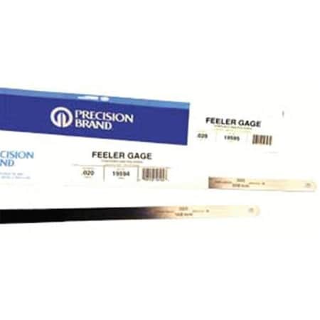 Precision Brand 19K5 .005 Flat Length .50 in. X12 in. Feeler Gaug 605-19260