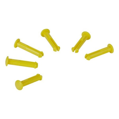 Vikan Pins for Wall Brackets, Yellow 10016