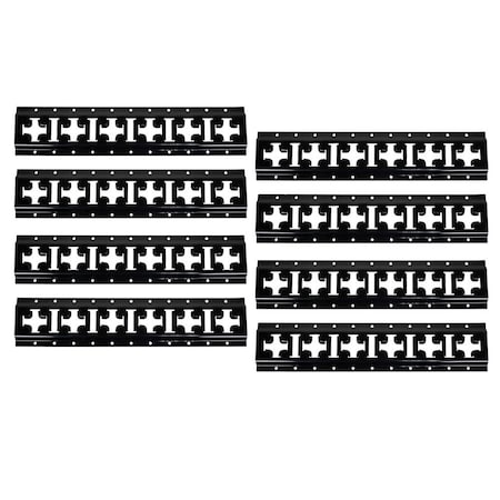 Mytee Products Horizontal & Vertical Cross E-Track - 5 Feet -  Black Powder Coated, 8PK ETKC5-BLKx8