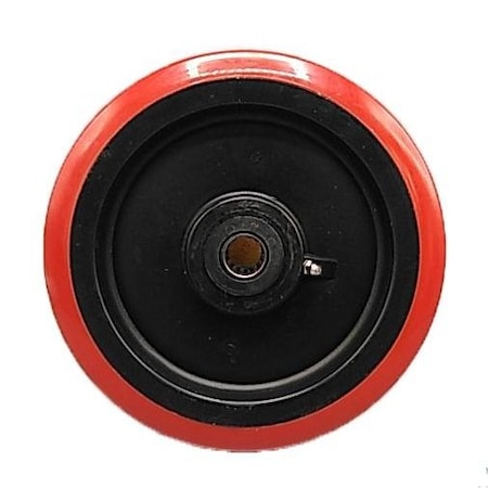 Vestil Polypropylene Wheel 8x2 Maroon WHL-PP-8X2