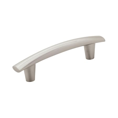 Amerock Willow 3-3/4 inch (96mm) Center-to-Center Satin Nickel Cabinet Pull, 25PK 25VMP37310G10