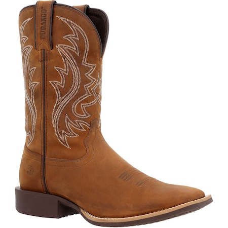 Durango Men's Western Boot, 10 M, Leather, 11 in H, Saddle Brown DDB0495
