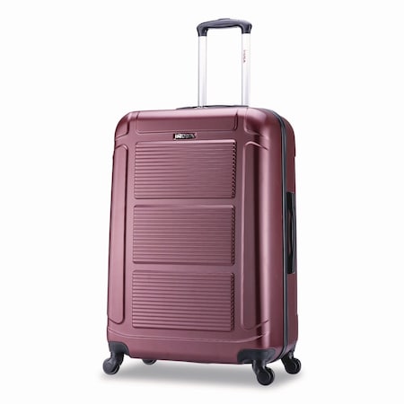 Inusa Luggage Pilot Hard Side Carry-On Suitcase, Four-Wheeled Spinner, 16.34 x 10.24 x 25.39, Wine IUPIL00M-WIN