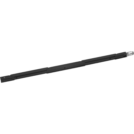 Nvent Calmark 7.8in Length Screw Actuated Card Lok PCB Retainer With Black Anodized Finish VA265-7.80ET2LK