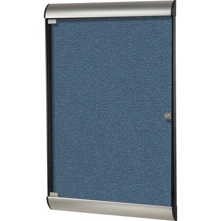 Ghent Enclosed Bulletin Board 42-1/8x27.75", 1 Door SILH20415