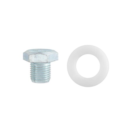 Auveco Oil Drain Plug 1/2-20 Standard 3/4in Hex Head, 5PK 24233
