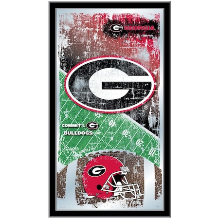 Holland Bar Stool Co Georgia 15" x 26" Football Mirror MFtblGA-Un