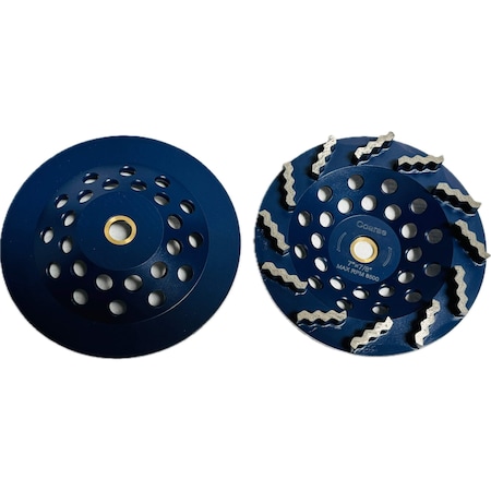 Vantage Product Vaccumm Brazed segmented Wheel, Concrete Cutting, 4'', Coarse SWSEG712A3-H