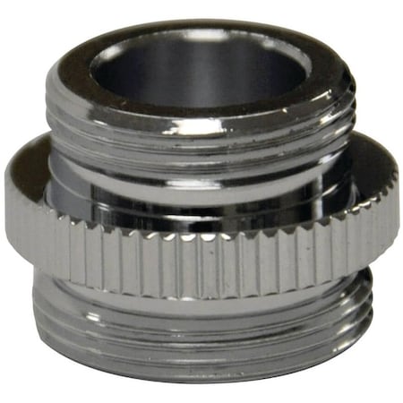 Danco Dishwasher Aerator Adapter, 3818 x 556427 in, IPSM x Male, Brass, Chrome Plated 10516