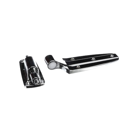 Imperial Brown JSHAPE HINGE- 1248-FLUSH- CHROME 28