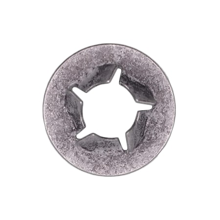 Auveco Pushnut Bolt Retainer 1/4in Bolt 1/2in O.D., 100PK 10086