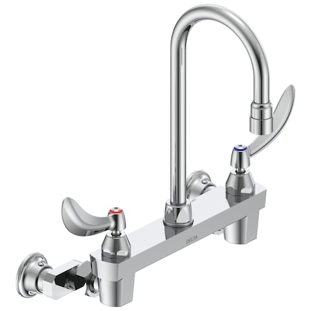 Delta Commercial 28C3 / 28C4 / 28C6 Wallmount Sink Faucet In Chrome 28C4934-AC-R2