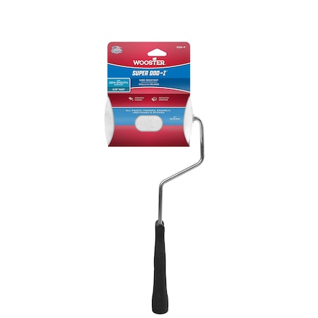 Wooster Paint Roller Frame, 4 Wire Cage, Plastic Handle, 4" Rollers R189-4