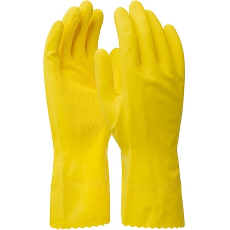 Assurance Unsupported Latex, Flock Lined with Raised Diamond Grip, 16 Mil, 12PK 9596