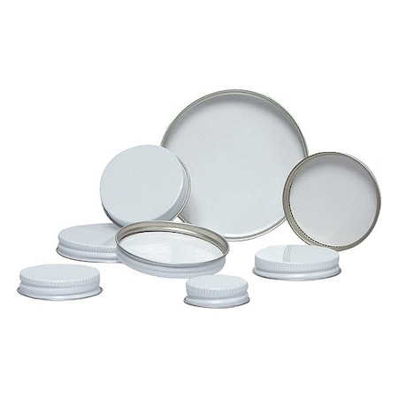 Qorpak Lab Bottle Caps, White, 58 mm Dia, PK2500 CAP-00453