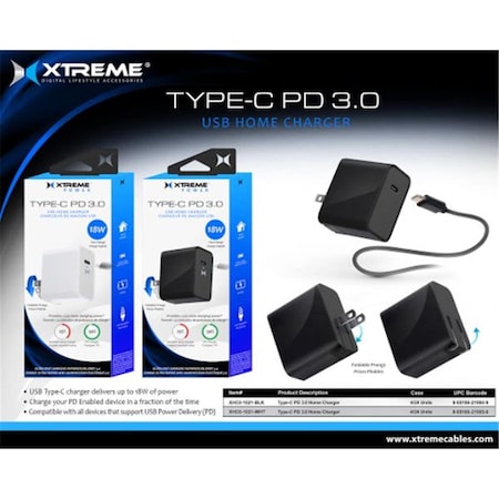 Livewire Type-C PD 3.0, USB Home Charger, White LI3828435