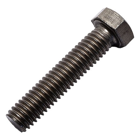 Grade 2, 3/8"-16 Hex Head Cap Screw, Plain Grade 2 Titanium, 1-3/4 in L