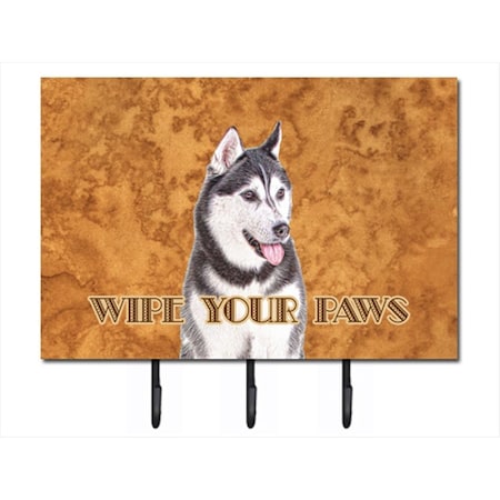 Carolines Treasures Alaskan Malamute Wipe your Paws Leash or Key Holder KJ1217TH68