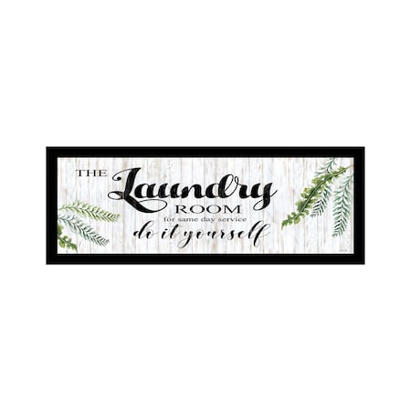 Homeroots The Laundry Room Black Framed Print Laundry Wall Art 529714