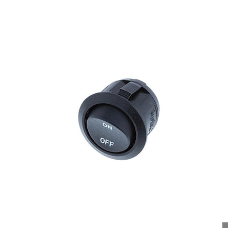 Switch Components Round Rocker, 4P DPST OFF-ON, w/ print RA1-2A-DC-2-B-2