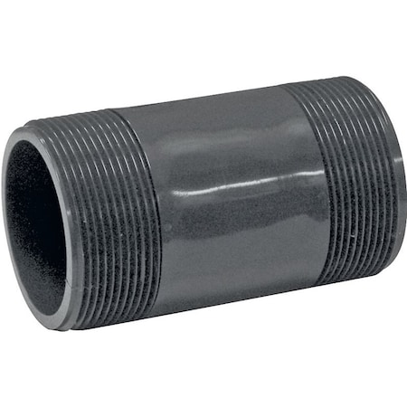 Genova LASCO 220040BC Pipe Nipple, 2 in, PVC, SCH 80 Schedule, 4 in L P-2-4