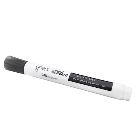 Ghent Marker, Black, Chisel Point Tip, 4 PK M4-BK