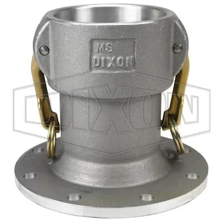 Dixon Cam and Groove Coupler, 3 x 4 in Nominal, Coupler x TTMA Flange End Style, Aluminum, Domestic 3040DLTAL