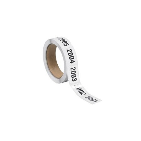 Bubblefast 1 x 1 1/2'' 2001-2500 Consecutive Numbered Labels BFDL1245