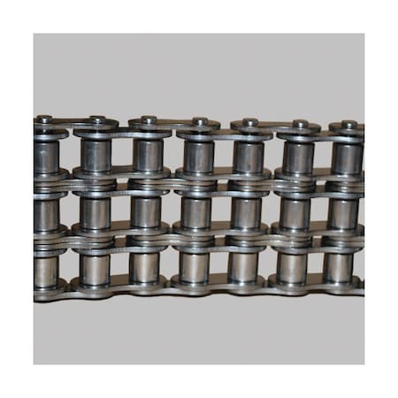 Tsubaki BS DIN chain, 10 ft OAL, .5P, .335 Dia x .305 W, .06 THK Plate RS08B-3RB