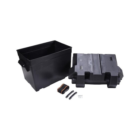 Auto Usa 13035 Group 27 Battery Box, Black AU3568771