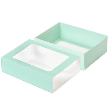 Nashville Wraps Aqua Slide Open Candy Box Set, 6.75x4.75x2, 20PK SBS3AQ