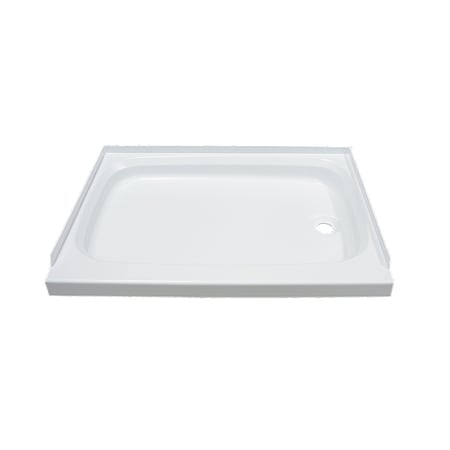 Lippert 24IN X 40IN SHOWER PAN; RIGHT DRAIN - WHITE 210379