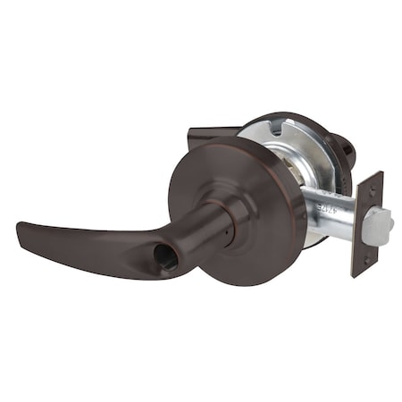 Schlage Grade 2 Entrance Cylindrical Lock with Field Selectable Vandlgard, Athens Lever, Conventional Less ALX53L ATH 643E