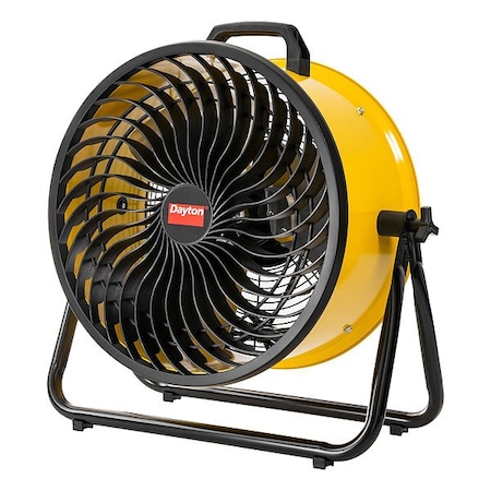 Dayton CirculatingFan, 14-3/4inDia, Yellow 855EA1