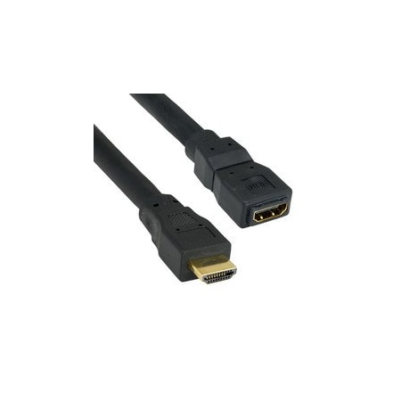 Cable Wholesale HDMI Extension Cable, High Speed with Ethernet, HDMI Male to HDMI Female, 24AWG, 25 foot 10V3-41225
