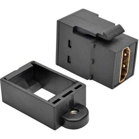 Tripp Lite HDMI COUPLER KEYSTONE PANEL MOUNT F/F BLACK P164-000-KP-BK